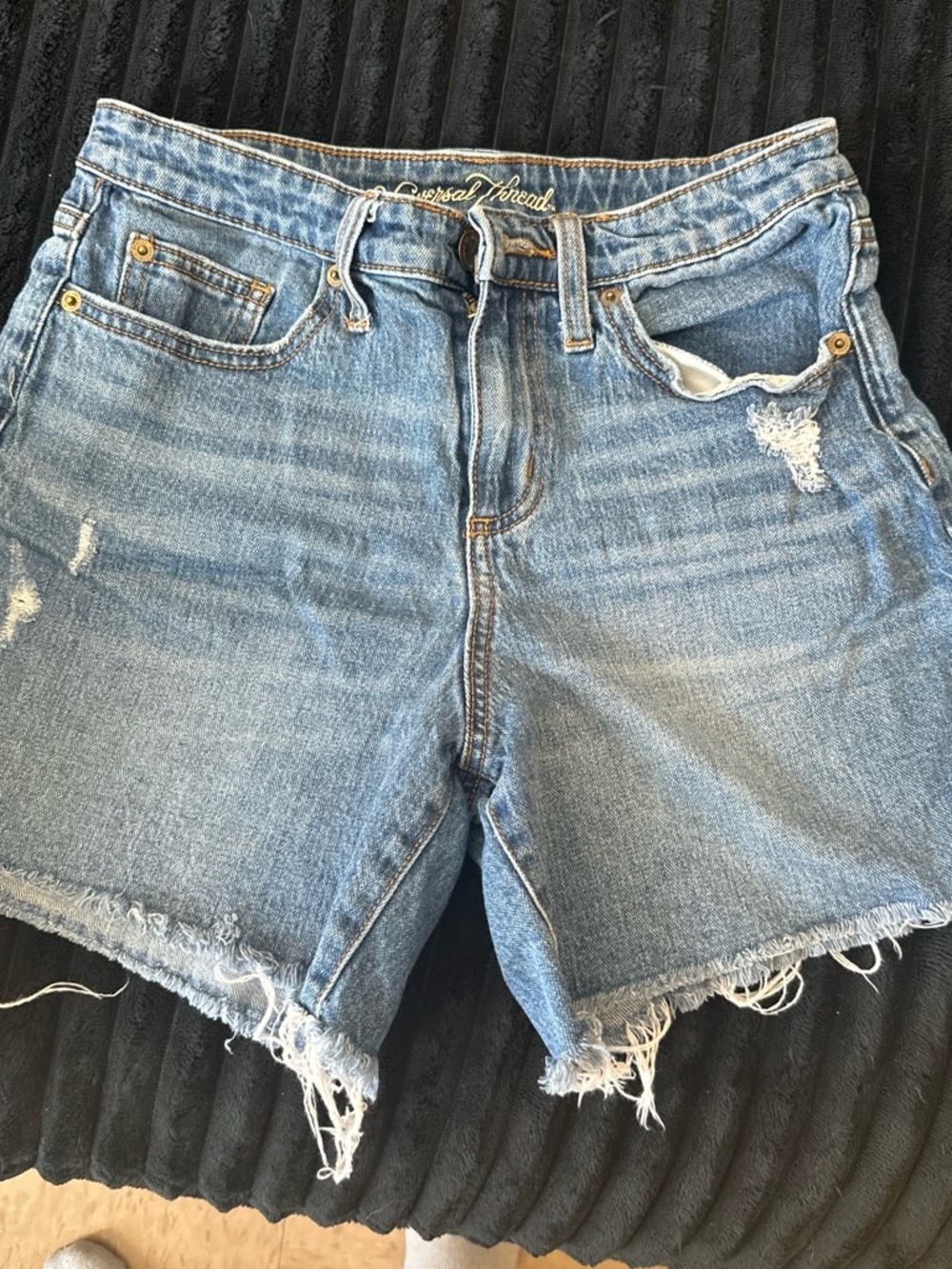 Universal Thread Light Blue Distressed Denim Cutoff Shorts